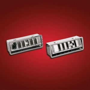 chrome air vents upper gl1500   nr w2-489