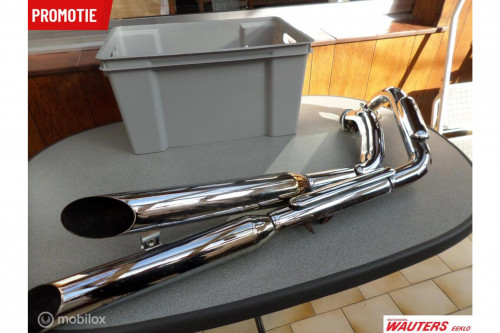 Uitlaat compleet Yamaha wildstar xv1600 model 4mw